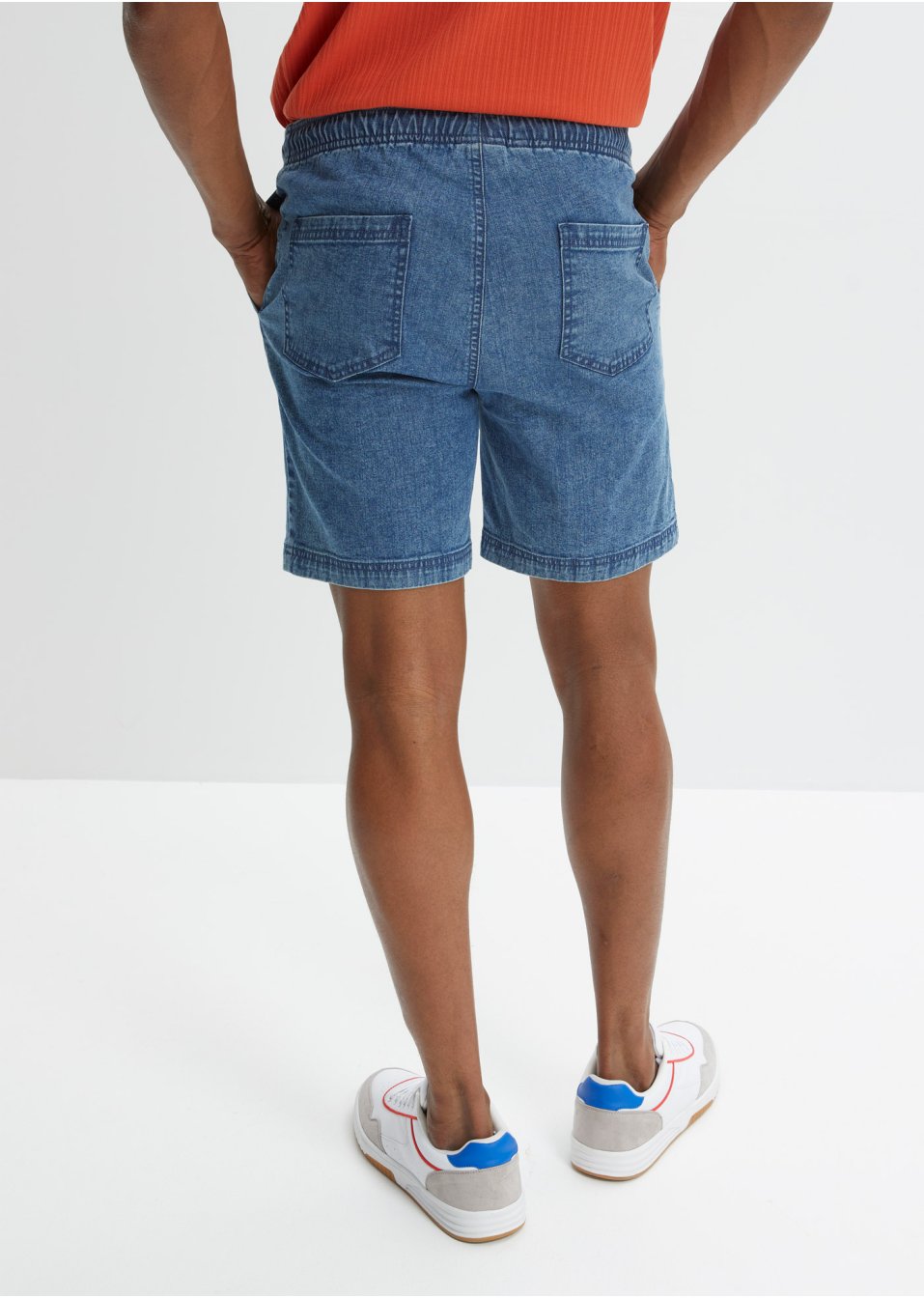 Short en jean extensible, Slim Fit