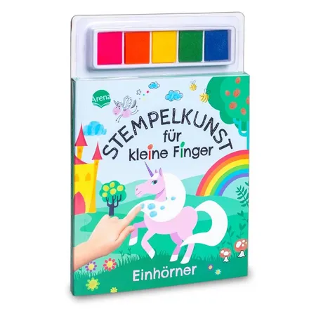 Arena Hinkler, Stempelkunst für kleine Finger. Einhörner