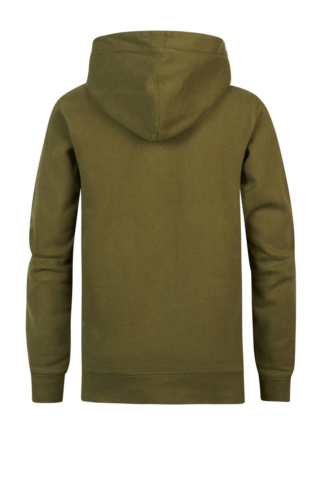 Petrol Industries hoodie met logo donker mosgroen