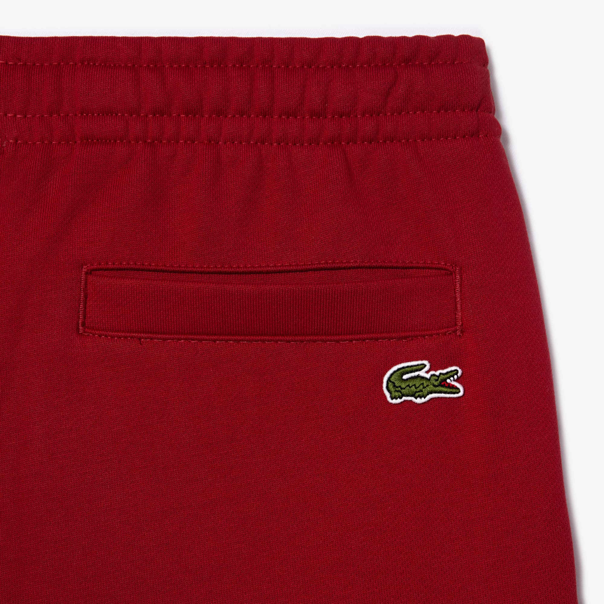 Jogging-Shorts mit LACOSTE Signatur-Aufdruck Bermudas - Rot - Lacoste - Unisex