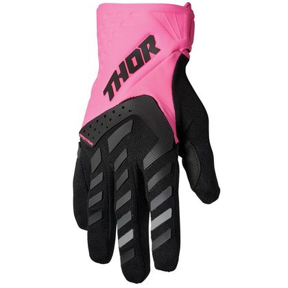 Gants cross Thor SPECTRUM PINK BLACK FEMME 2024 - Rose / Noir