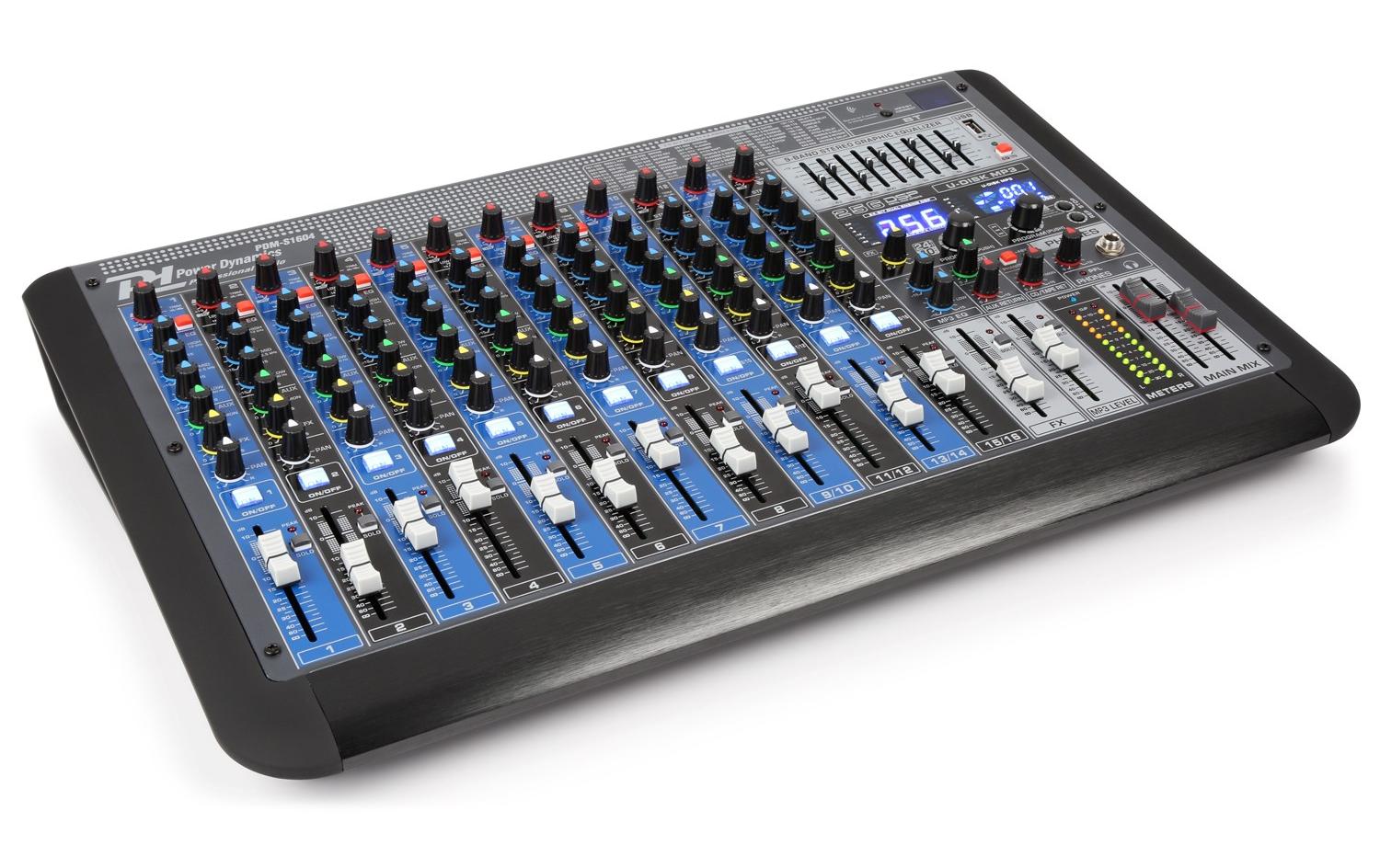 Mischpult PDM-S1604<br>Analoges 16-Kanal Mischpult, Multi-FX