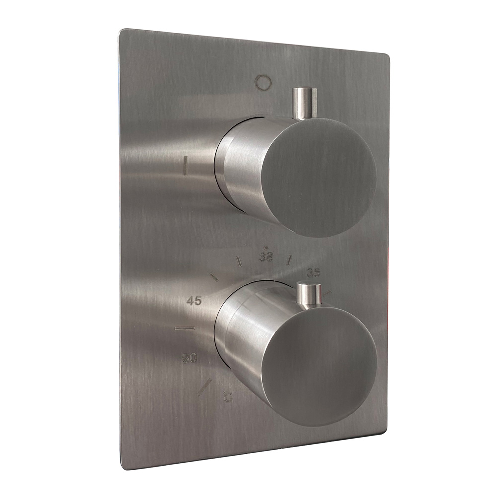 Saniclear Exclusive volledig 304 RVS complete inbouw thermostaatkraan