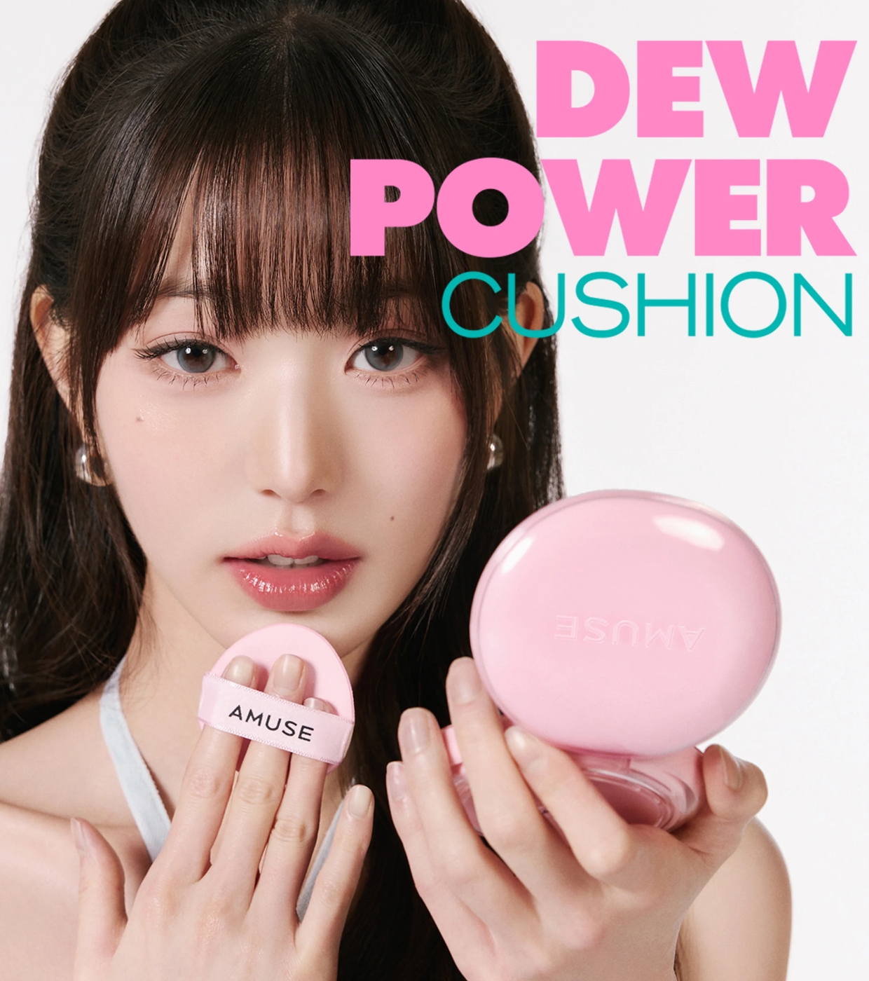 Amuse - Base Cushion Dew Power Vegan SPF50 PA++++ - 03: Honey