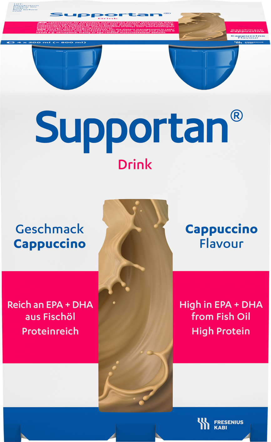 Supportan DRINK Cappuccino 4x200 ml