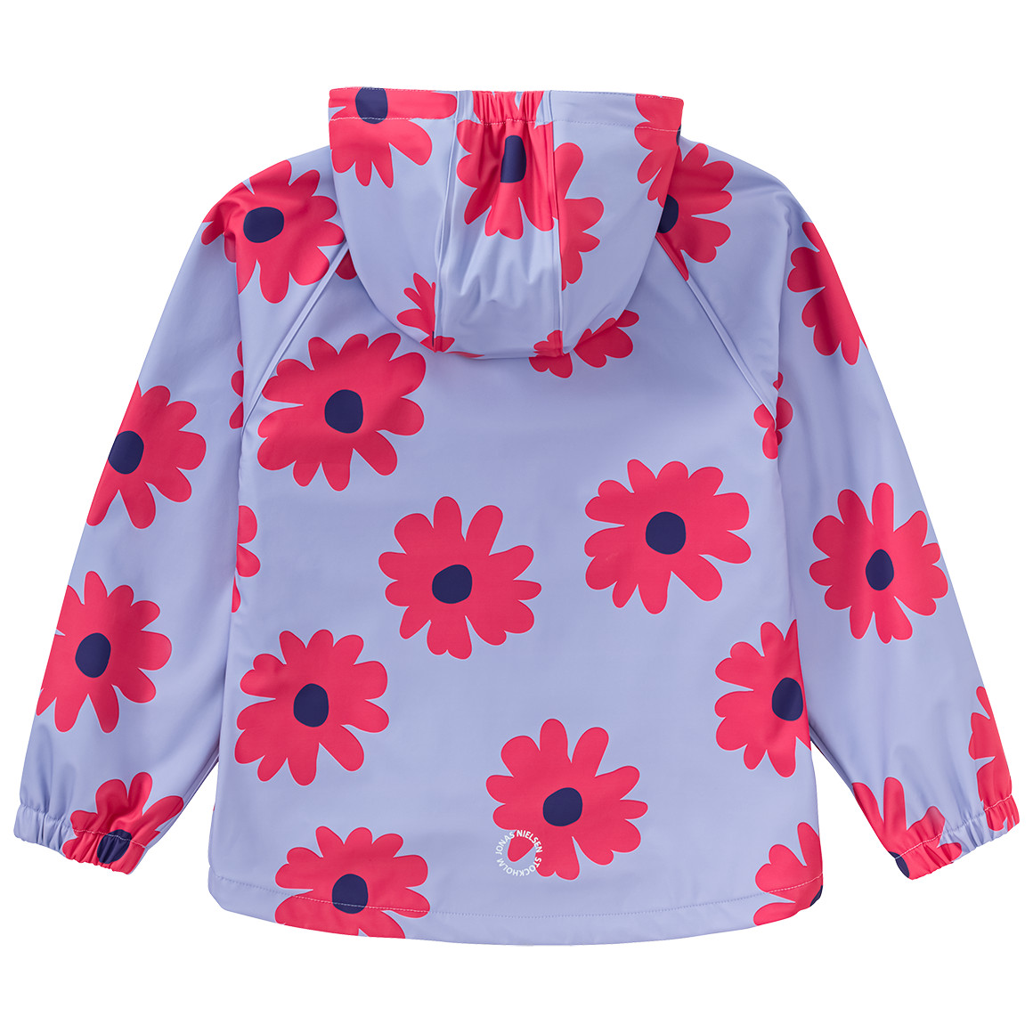 Jonas Nielsen Mädchen Regenjacke mit Blumen-Allover helllila
