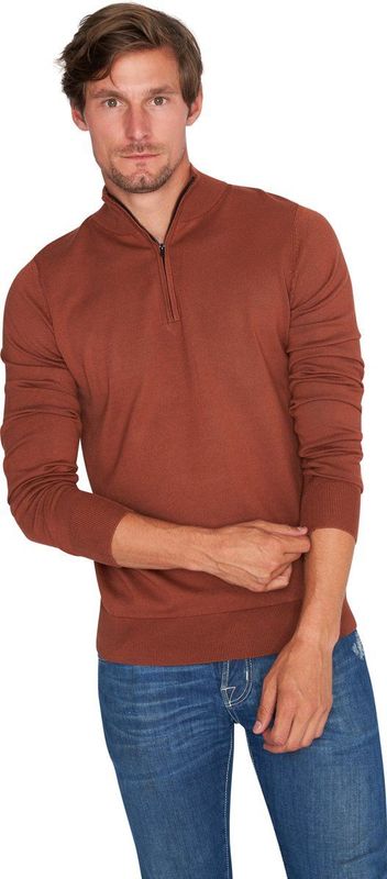 Mario Russo Mario Russo Half Zip Sweater picante M