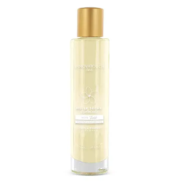 Óleo Hidratante Seco Innovatouch para Corpo e Cabelo, Aroma de Tiaré, 50ml