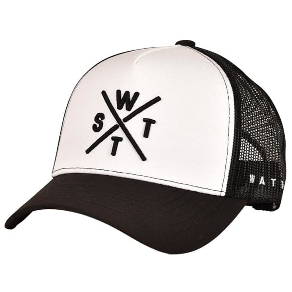 Casquette WATTS TRUCKER CAP TRIBE MIX BLACK & WHITE