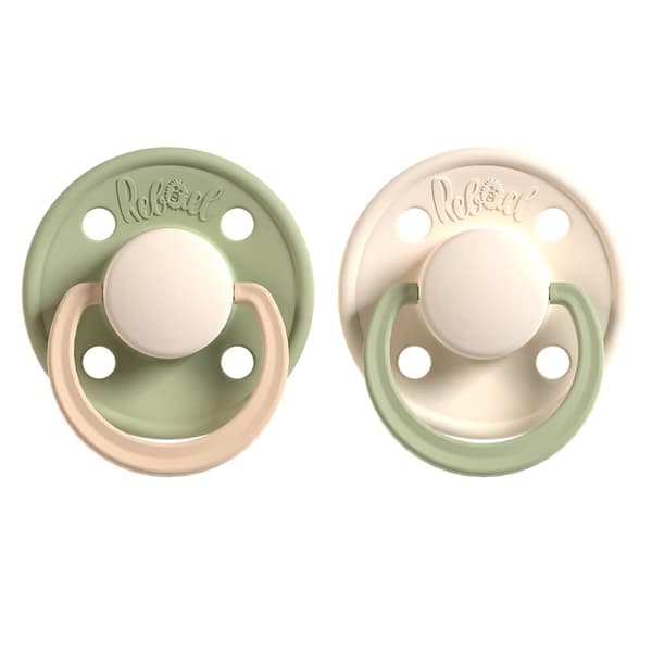 REBAEL Smokker 2-pak Størrelse 1 Cloudy Pearly Lion / Frosty Pearly Dolphin