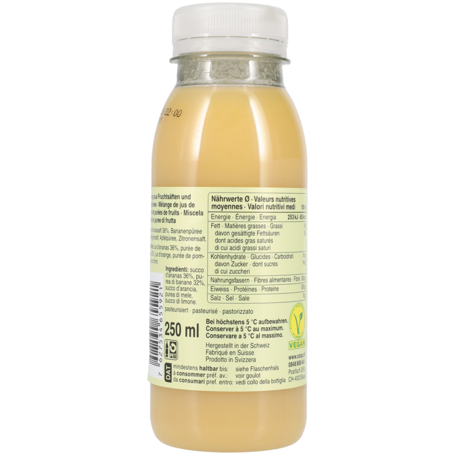 Prix Garantie Smoothie Ananas & Banane