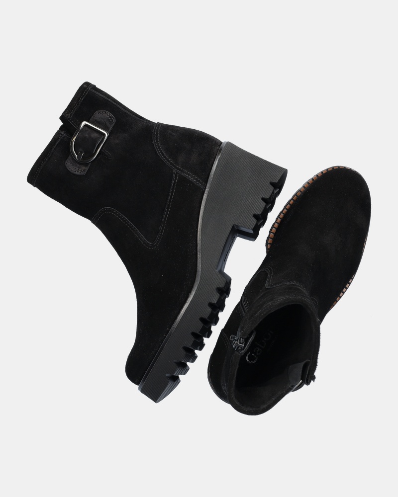 Gabor Rits- & gesloten boots  - zwart
