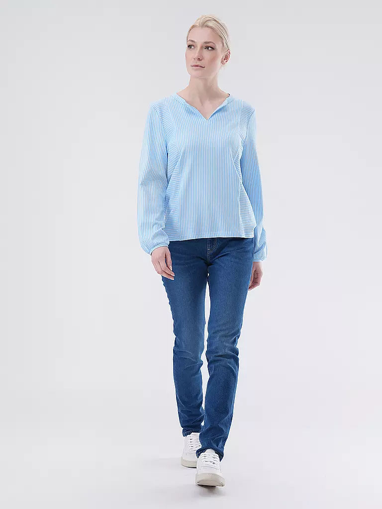 TOM TAILOR Langarmshirt blau