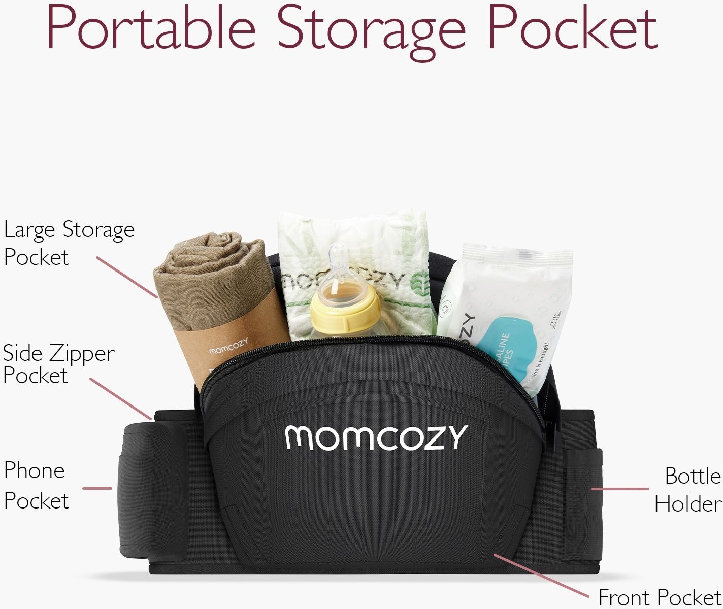 Momcozy Hüftsitz Babytrage