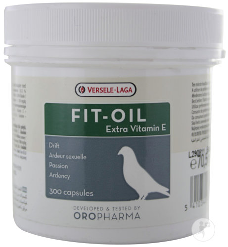 Oropharma Fit-Oil Ardeur Sexuelle Extra Vitamine E Pigeons 300 Capsules