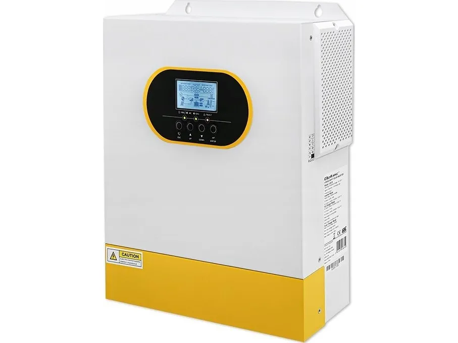 Qoltec Hybrid Off-Grid Solar Inverter 3,5kVA | 3,5kW | 100A | MPPT | LCD | BMS | Sinus