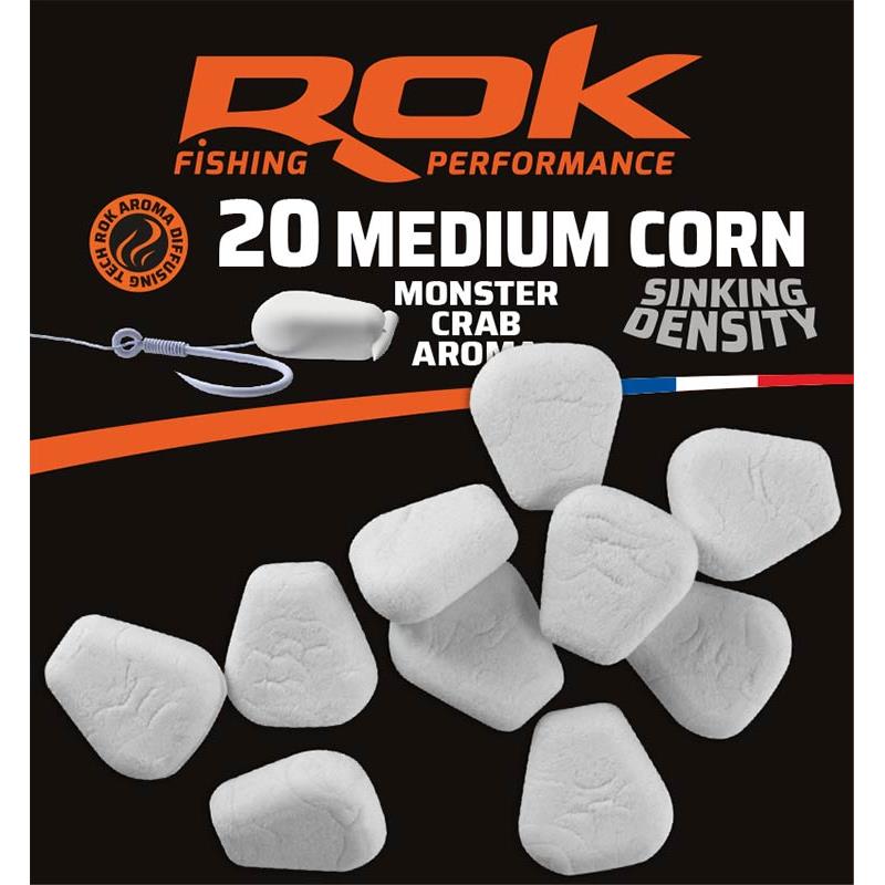 Mais Artificiel Rok Fishing Medium Corn Sinking Density Aromatise