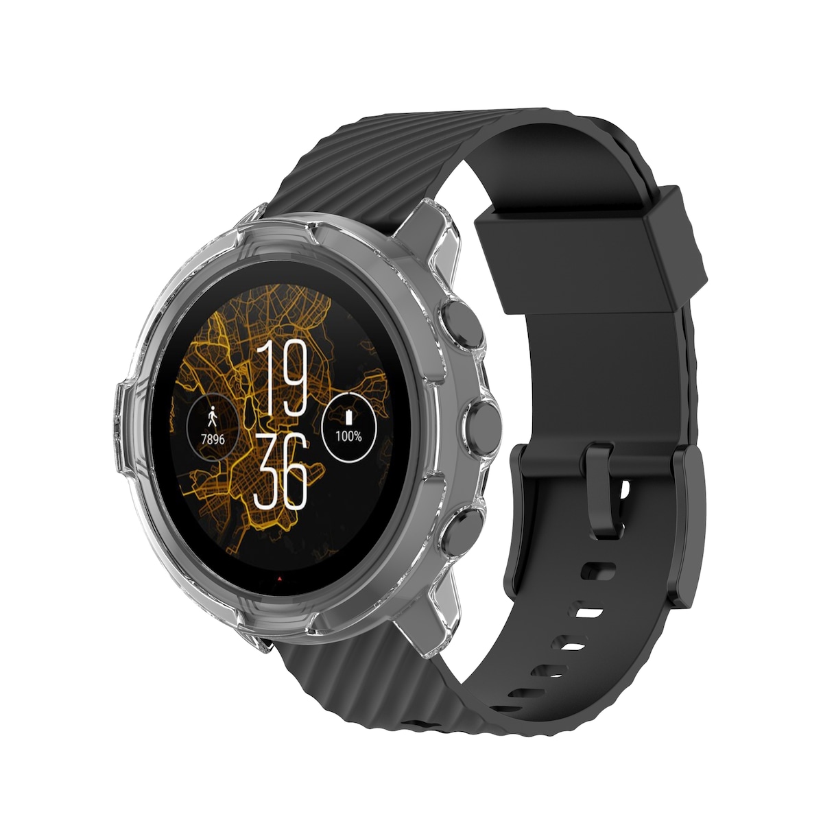 TPU beskyttelsesdeksel for Suunto 7 smartklokke Gjennomsiktig