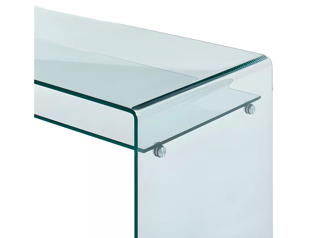 Bureau STILEOS - 1 niche - Verre trempé