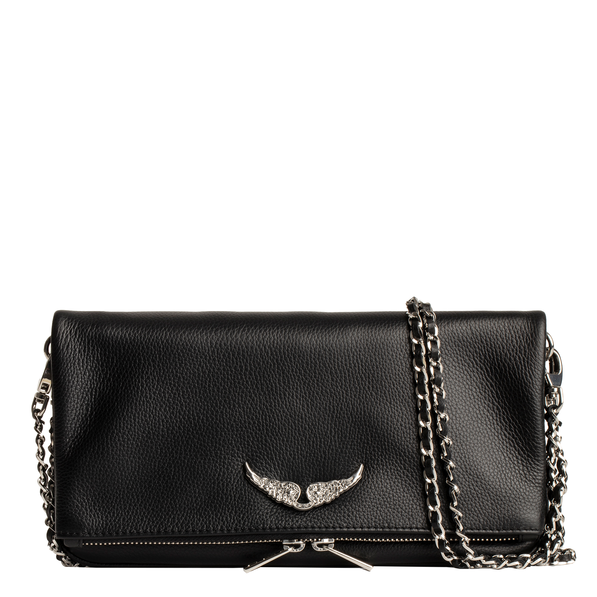 ROCK - Pochette en cuir | Noir