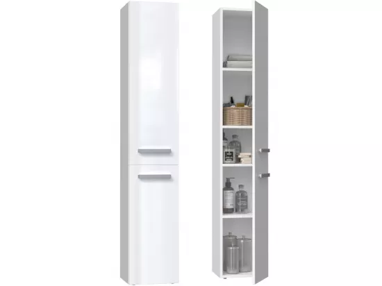 Etagère de salle de bains Nel II BLANC BRILLANT