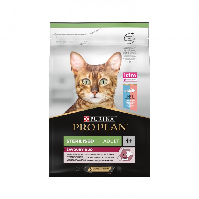 PRO PLAN Savoury Duo Sterilised Adult - Croquettes pour chat