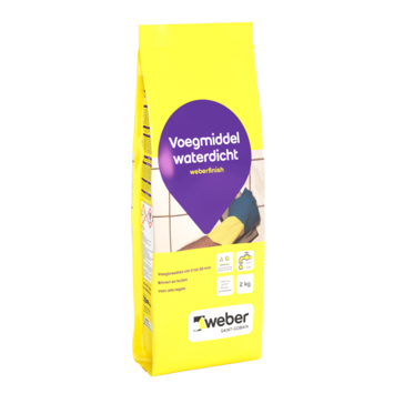 Weber Wand & Vloer voegmiddel grijs 2 kg