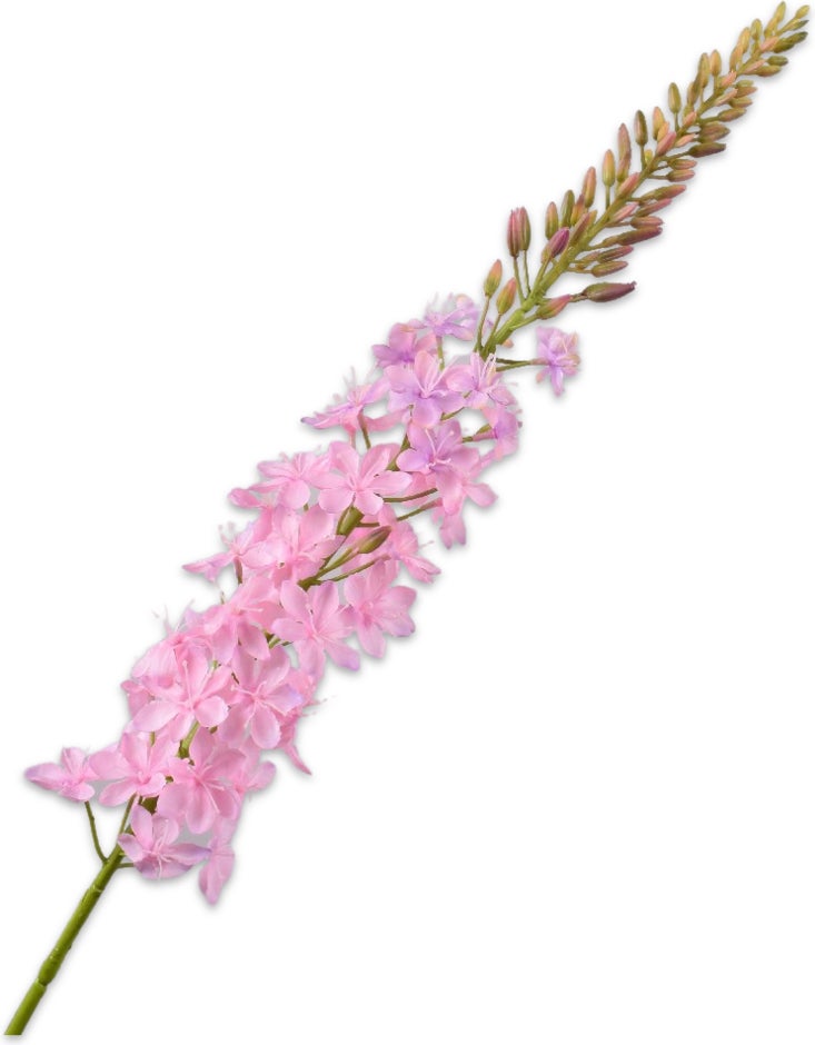 Silk-Ka kunstbloem Naald van Cleopatra roze 107 cm