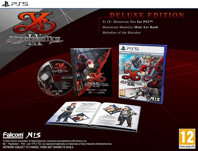 Ys IX: Monstrum Nox (Deluxe Edition)- PlayStation 5