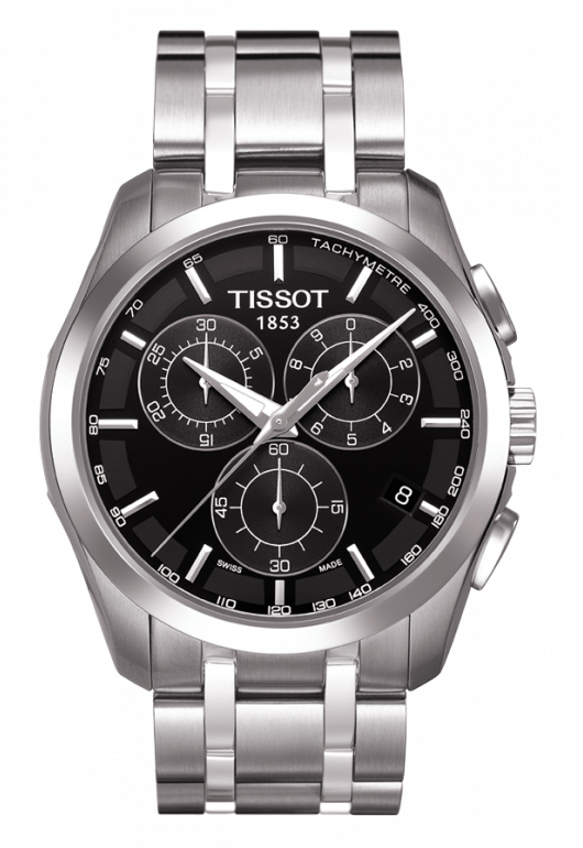 Tissot Herrenchronograph Couturier Silber