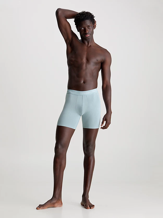 Pacote com 3 Cuecas Boxer Longas - Algodão Elástico