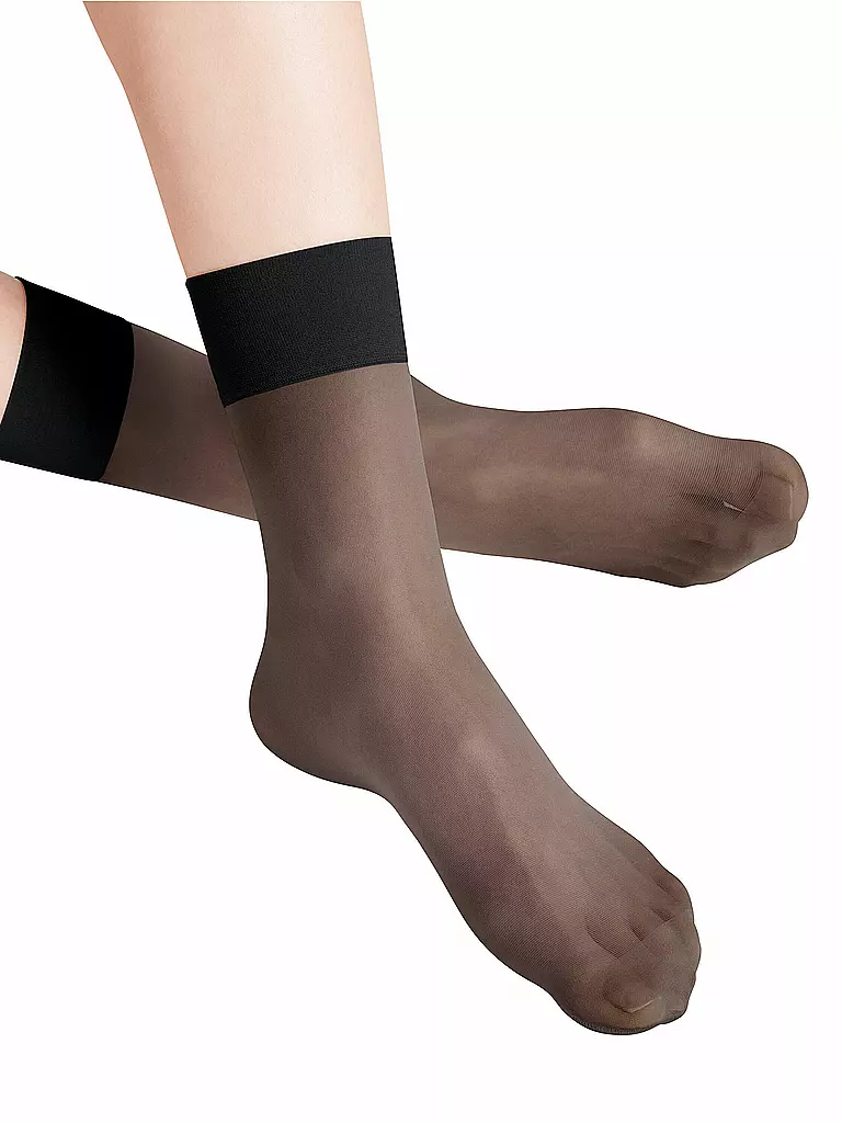 FALKE Söckchen PURE MATT 20 DEN black schwarz