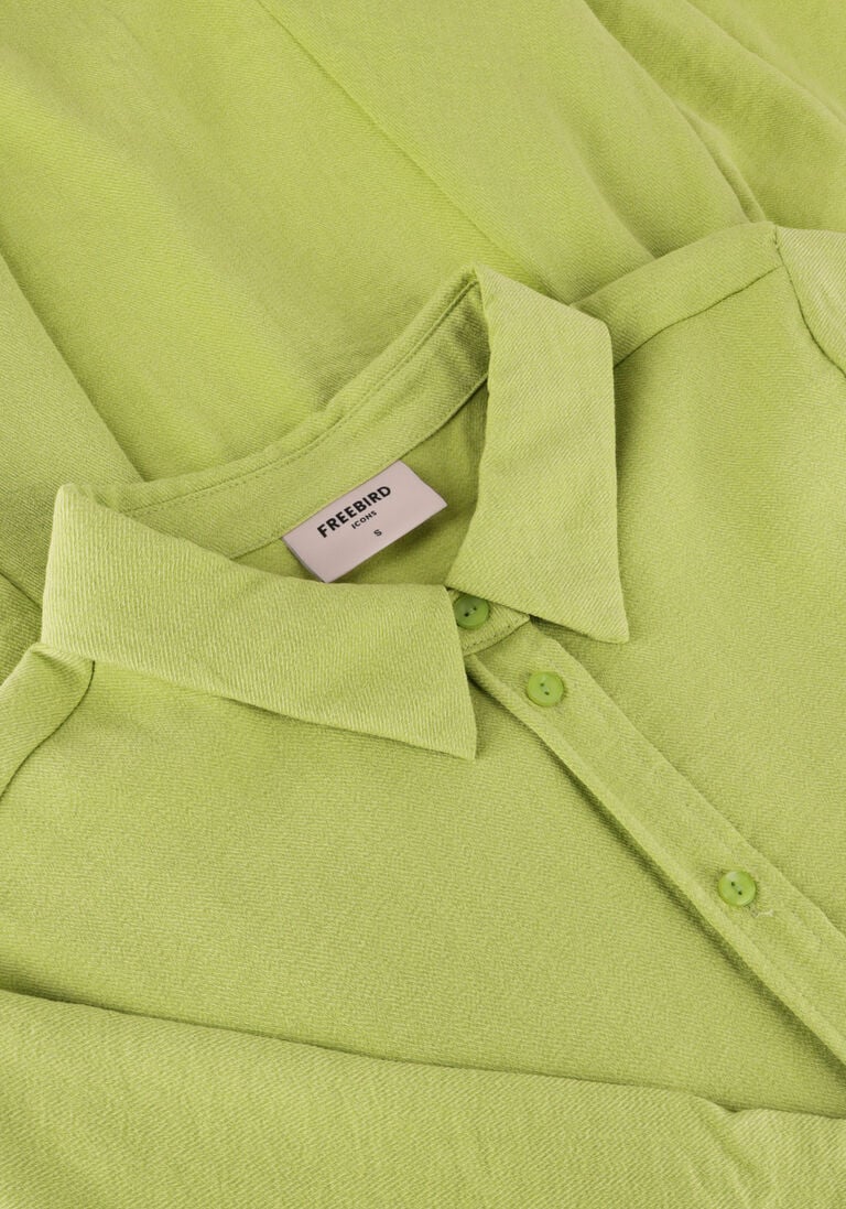 FREEBIRD groene freebird mini jurk darcy ss