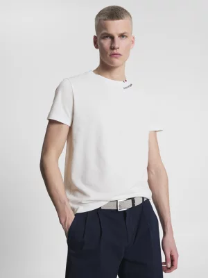 Camiseta Piquet Slim Fit com Logo