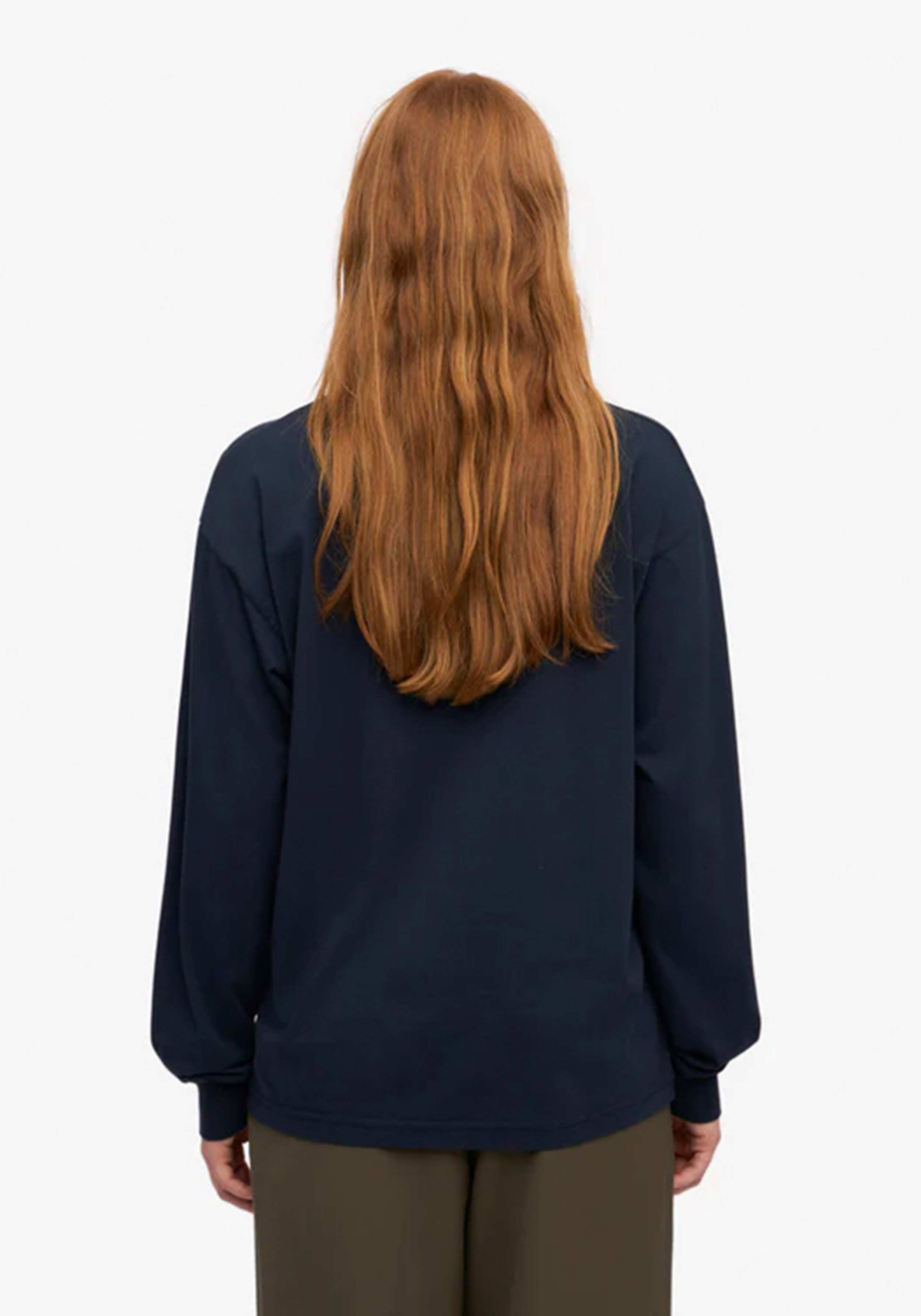 Colorful Standard Oversized Longsleeve Navy Blue
