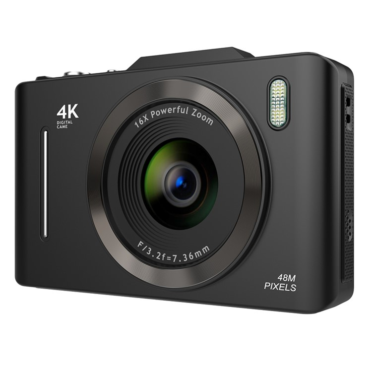 48MP 4K Kamera Fotoapparat Digitalkamera 16-fach Digital Zoom LED Licht 2.8