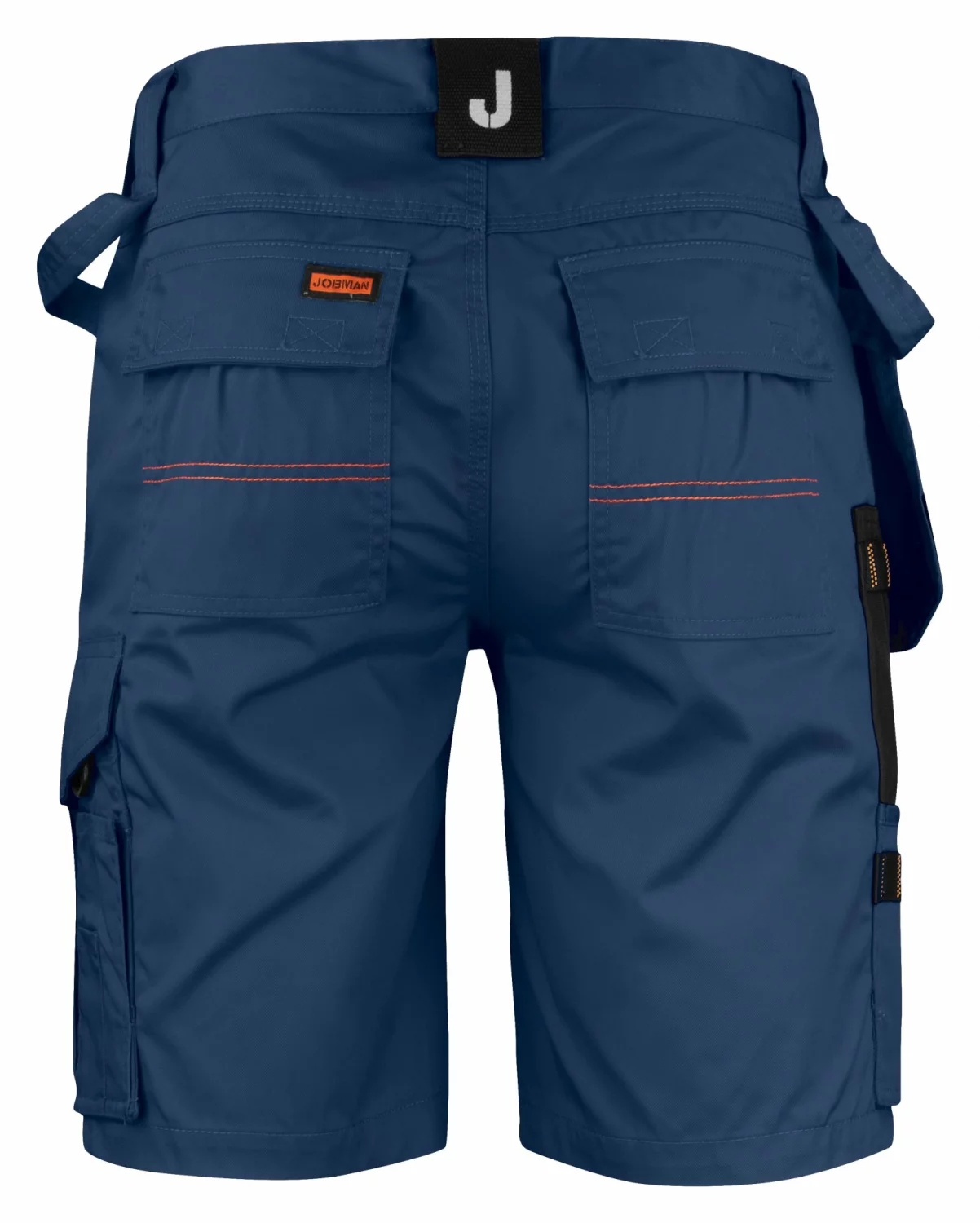 Jobman 2722 Werkbroek kort Holsterpocket - Maat 46 - Blauw / Zwart