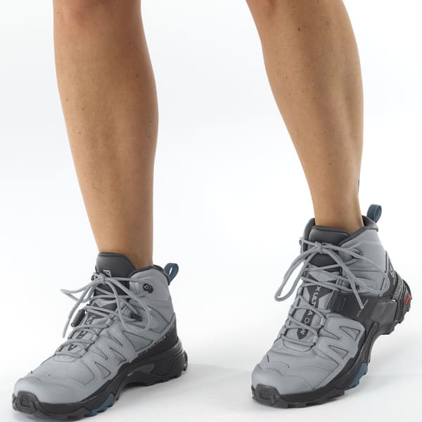 Chaussure de randonnée mid SALOMON X ULTRA 4 MID GORE-TEX W QUARRY BLACK LEGION BLUE