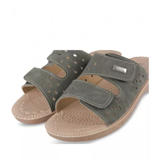 Mules GRIS NEOSOFT RELAX