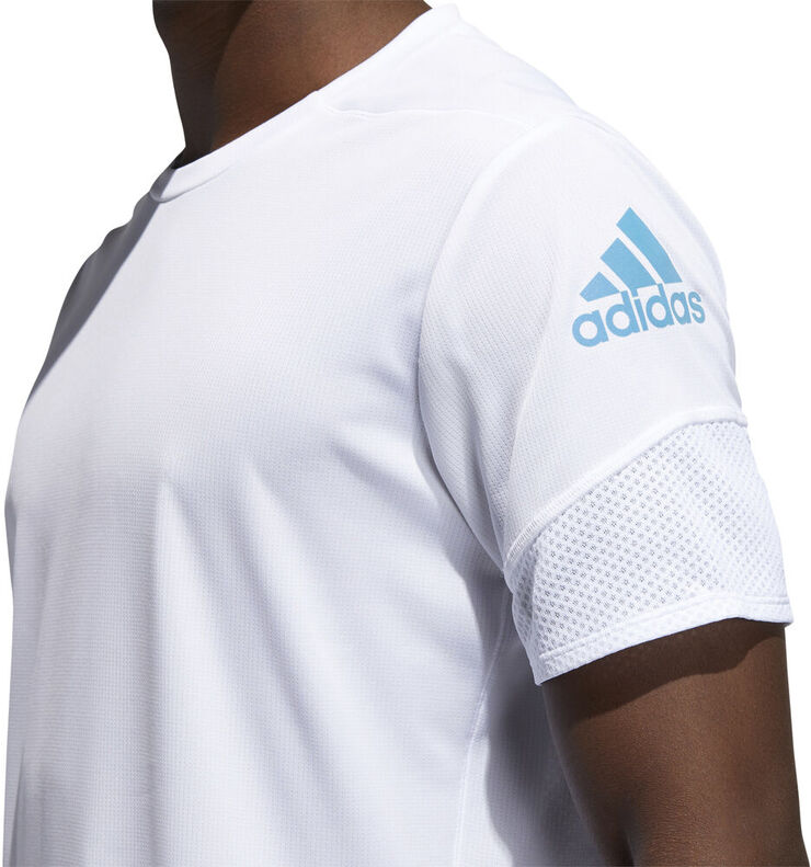 adidas 25/7 Rise Up N Run Parley T-shirt Hvid
