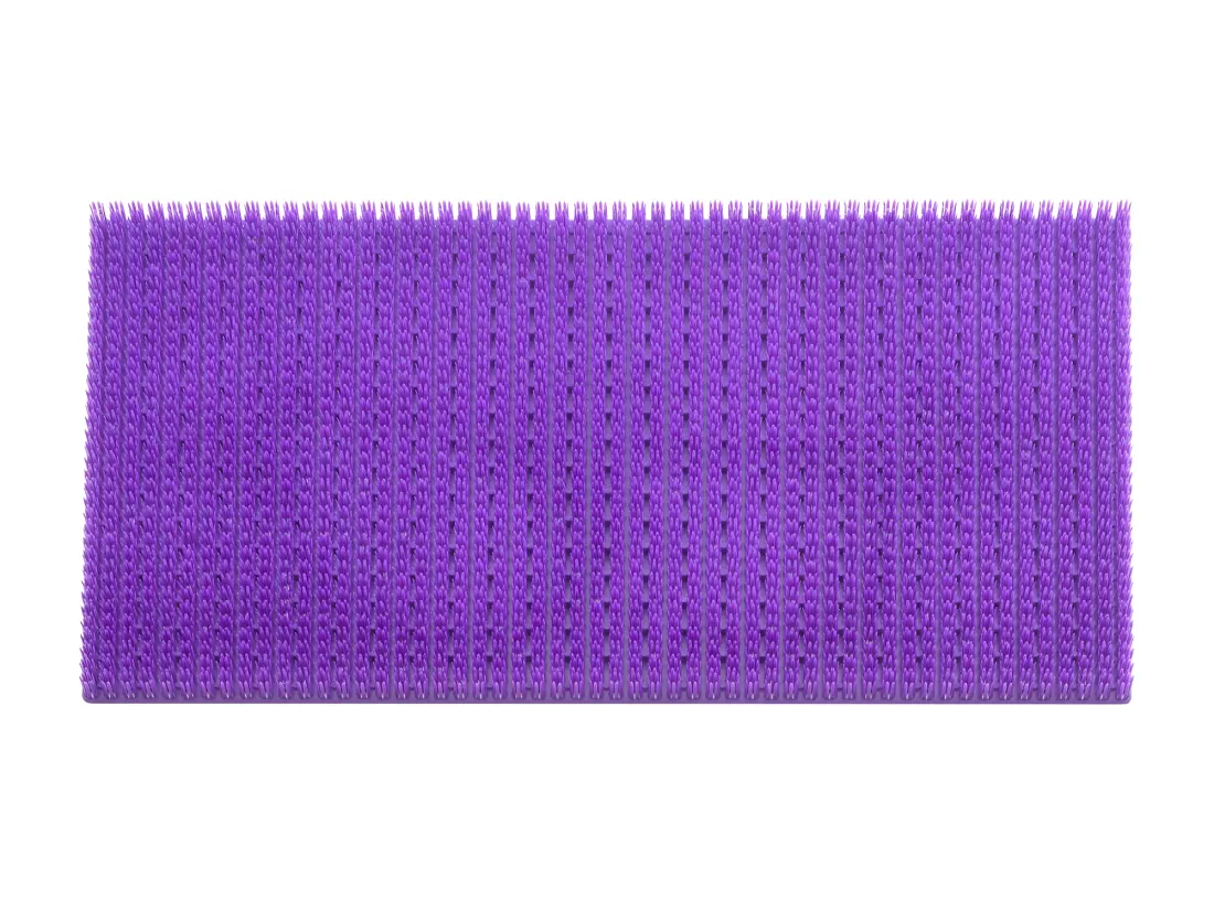 Paillasson 40x60 tissé motif uni TRENDY violet
