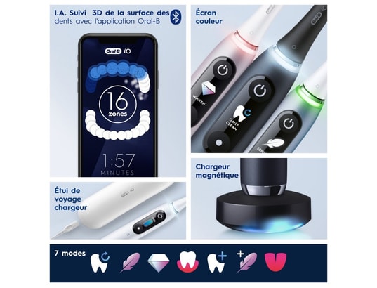 ORAL B - Oral-b io 9 edition spéciale - avec etui de voyage, porte br...