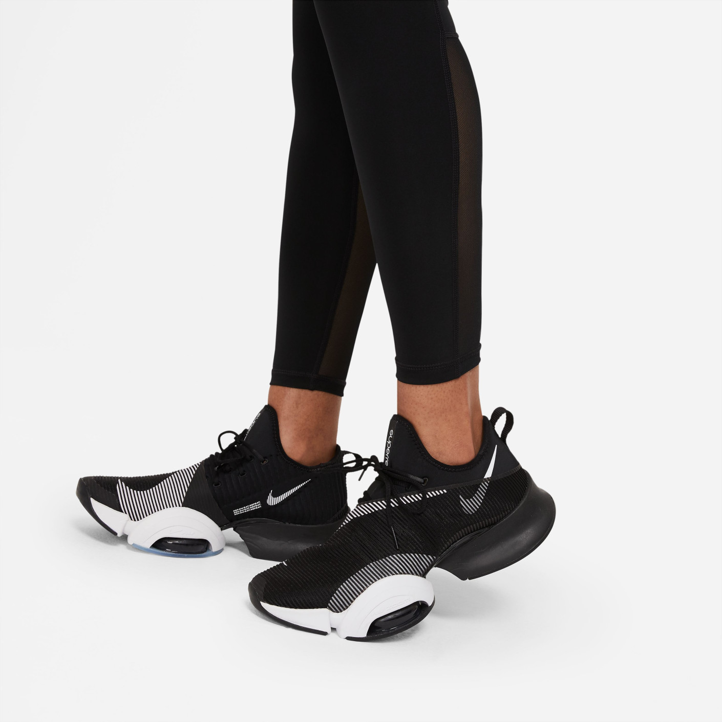 Nike Pro Tight Legging Dames Zwart Wit