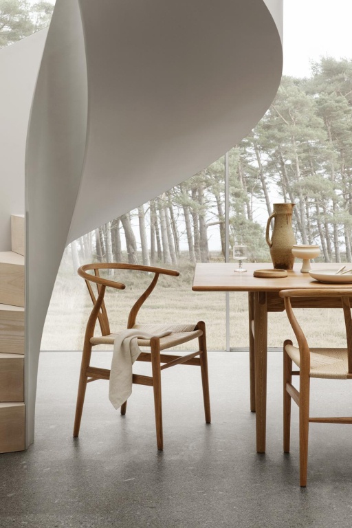 Carl Hansen & Son CH327 uitschuifbare tafel 190x95 geloied teak