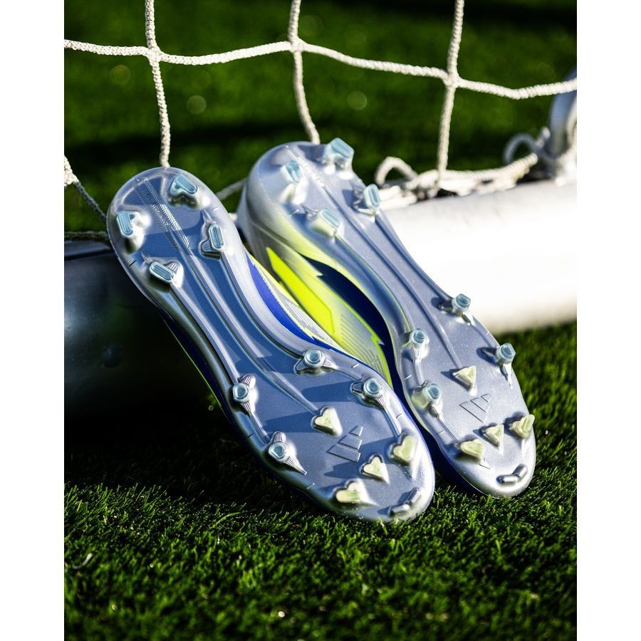 adidas F50 Messi Elite FG La Vida Rapida - Argenté/Jaune/Bleu