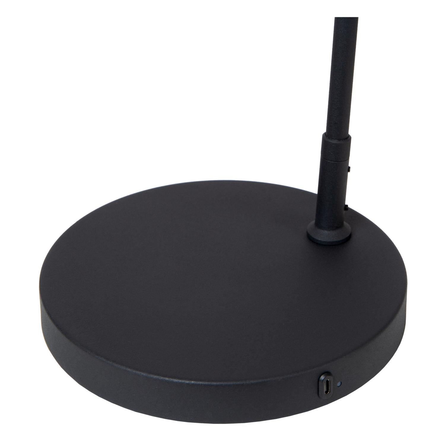 Stirling vloerlamp LED oplaadbaar zwart