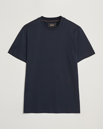 BOSS CAMEL Tesar Cotton Knitted T-Shirt White