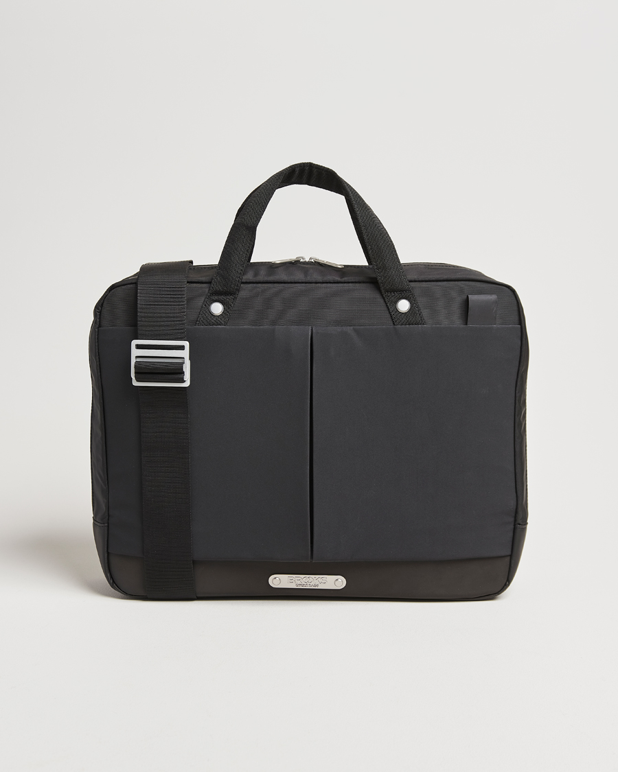 Brooks England Discovery New Street Shoulder Bag Black