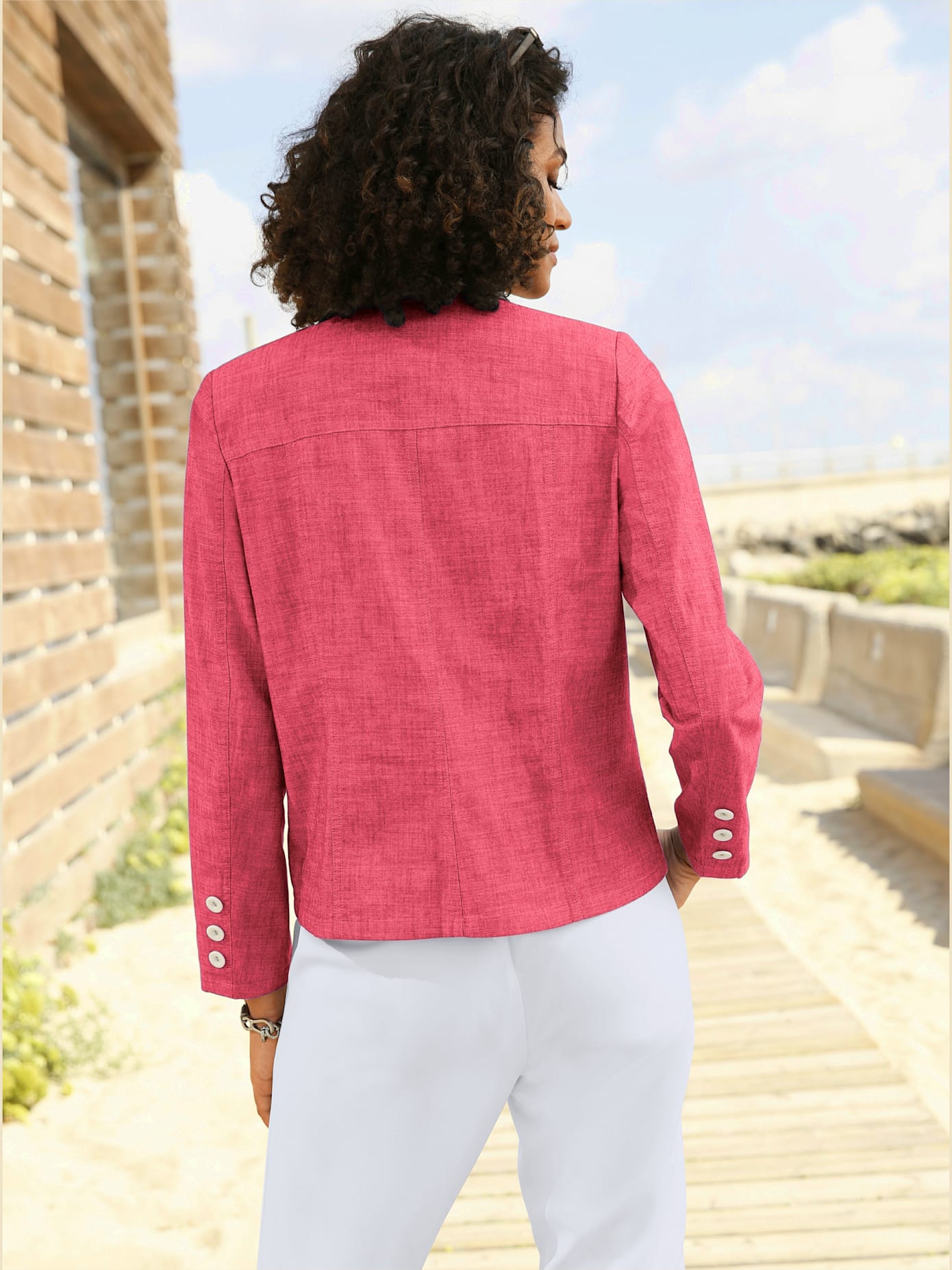 Blazer femme avec col à revers