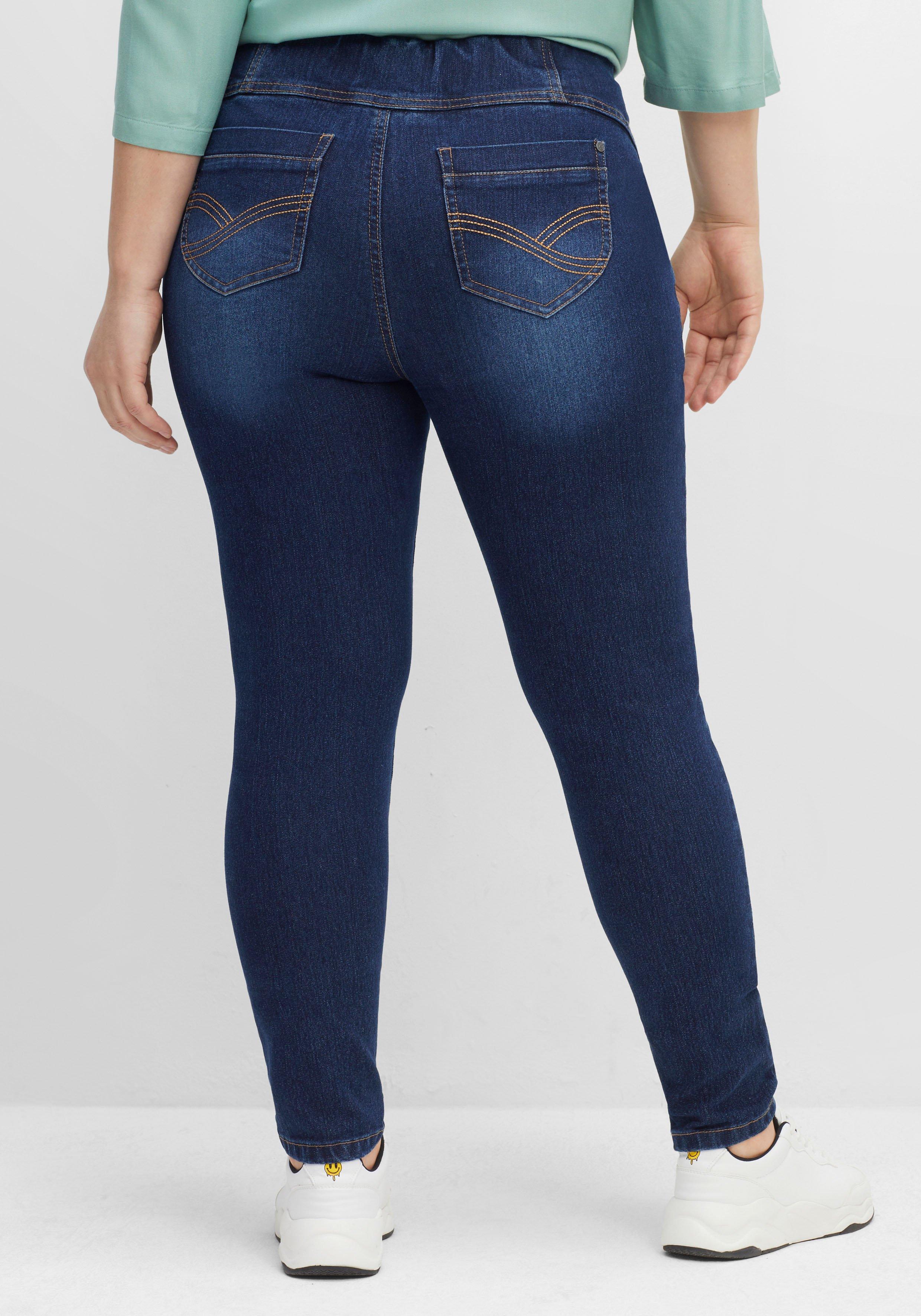 Jeggings mit breitem Gummibund